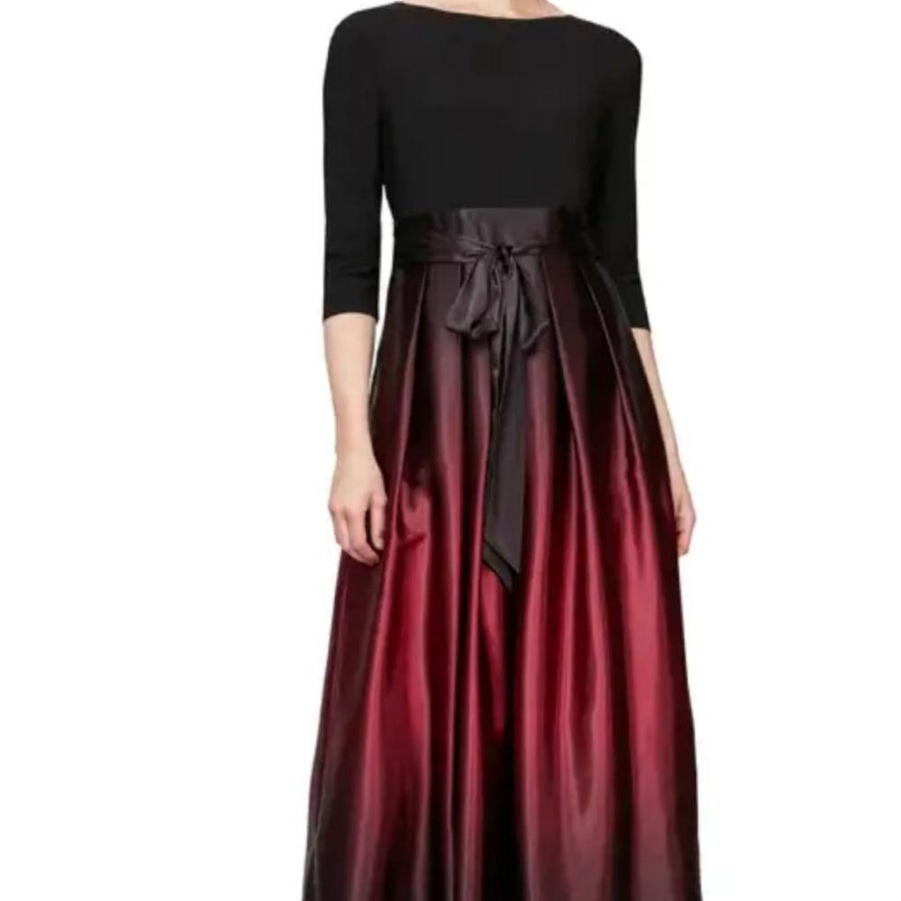SLNY Ombré Skirt Gown